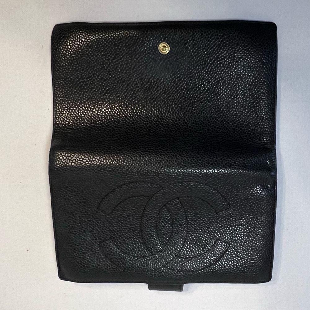 CHANEL Caviar Timeless CC Wallet‎ with COA card - Picture 10 of 14